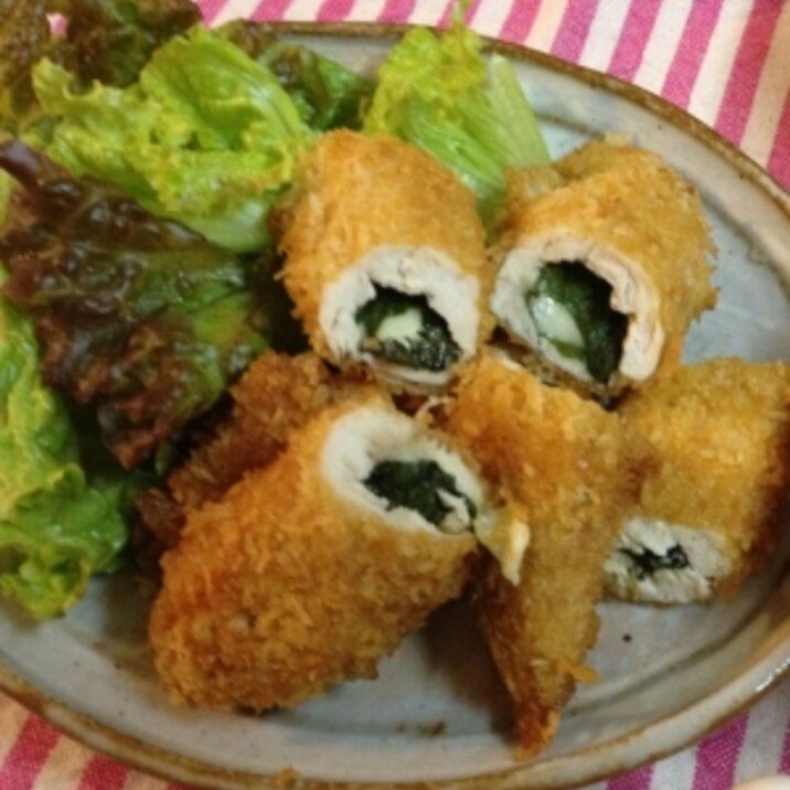 ささみの大葉チーズ巻きフライ レシピ 作り方 By Yummy y 楽天レシピ